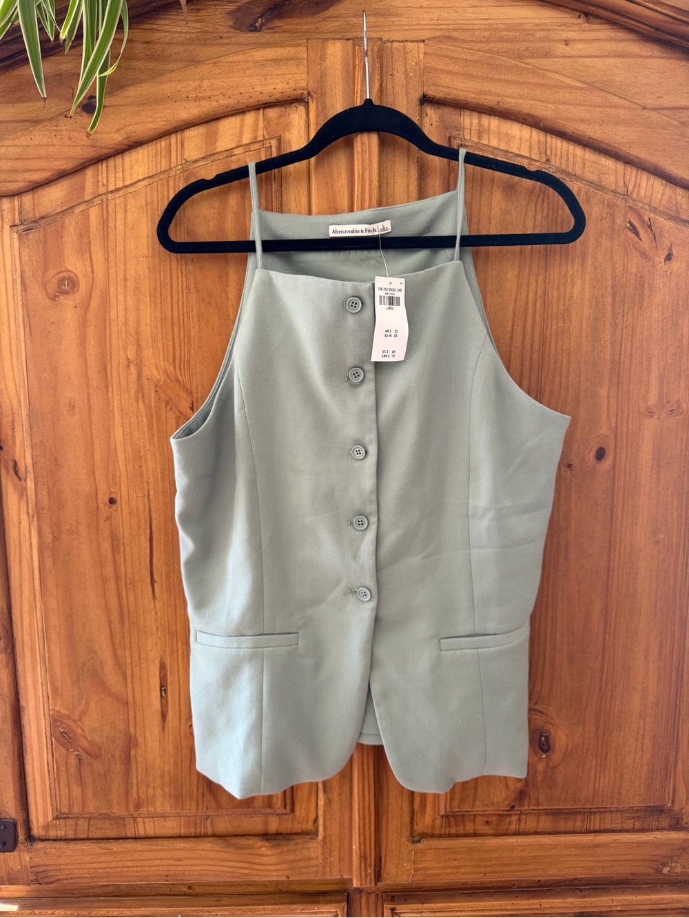Abercrombie & Fitch Sage Green Women’s vest Top